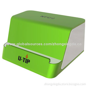 5V DC Mobile Phone Bluetooth Sound Box with NFC Function for iPad, Green, Blue, Red, Golden Colors